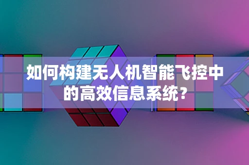 如何构建无人机智能飞控中的高效信息系统？