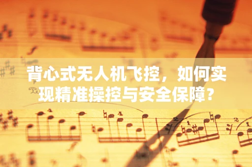 背心式无人机飞控，如何实现精准操控与安全保障？
