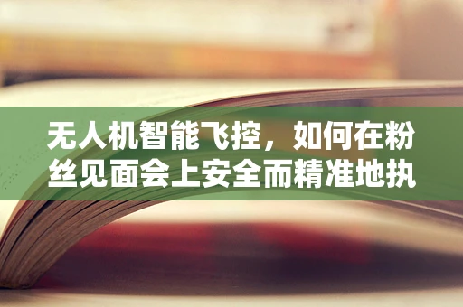 无人机智能飞控，如何在粉丝见面会上安全而精准地执行飞行任务？