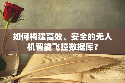 如何构建高效、安全的无人机智能飞控数据库？