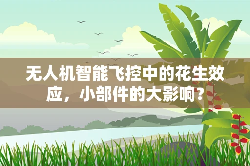 无人机智能飞控中的花生效应，小部件的大影响？