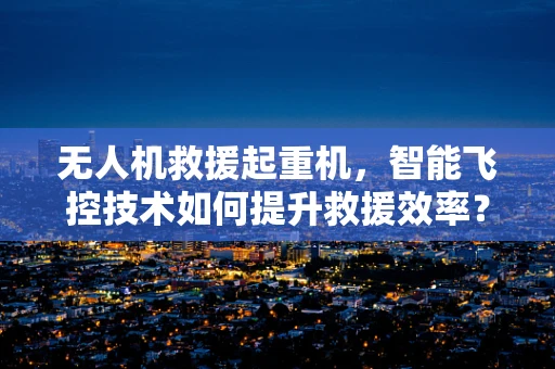 无人机救援起重机，智能飞控技术如何提升救援效率？