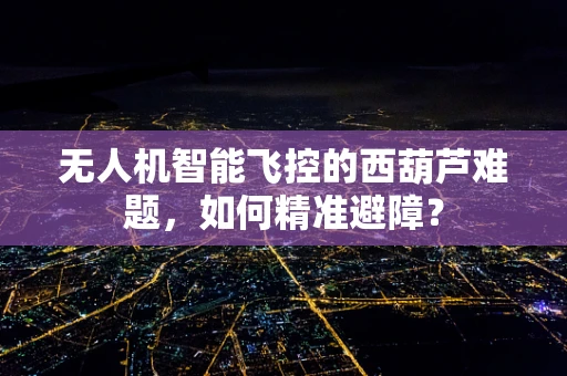 无人机智能飞控的西葫芦难题，如何精准避障？