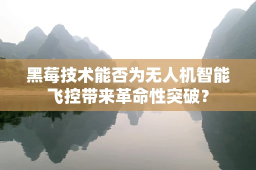 黑莓技术能否为无人机智能飞控带来革命性突破？
