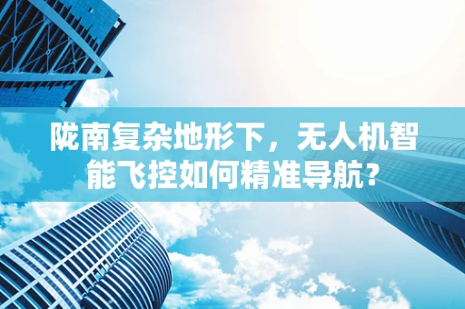 陇南复杂地形下，无人机智能飞控如何精准导航？