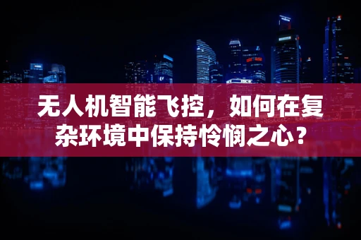 无人机智能飞控，如何在复杂环境中保持怜悯之心？