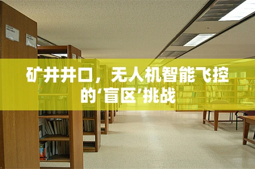 矿井井口，无人机智能飞控的‘盲区’挑战