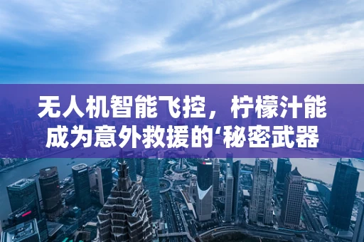 无人机智能飞控，柠檬汁能成为意外救援的‘秘密武器’吗？
