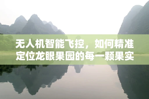 无人机智能飞控，如何精准定位龙眼果园的每一颗果实？