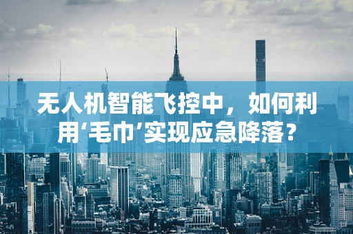 无人机智能飞控中，如何利用‘毛巾’实现应急降落？