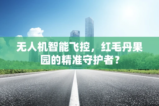 无人机智能飞控，红毛丹果园的精准守护者？