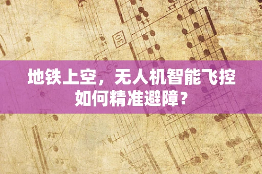 地铁上空，无人机智能飞控如何精准避障？