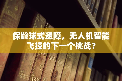 保龄球式避障，无人机智能飞控的下一个挑战？