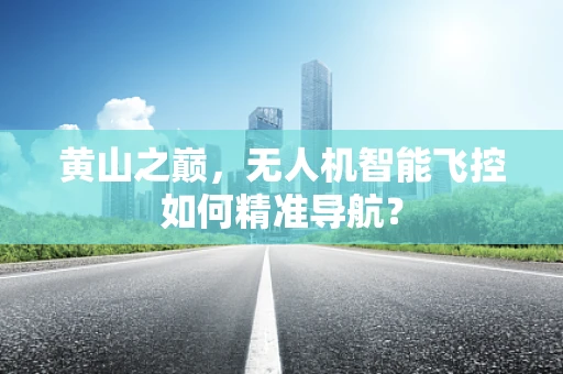 黄山之巅，无人机智能飞控如何精准导航？