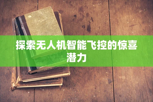 探索无人机智能飞控的惊喜潜力