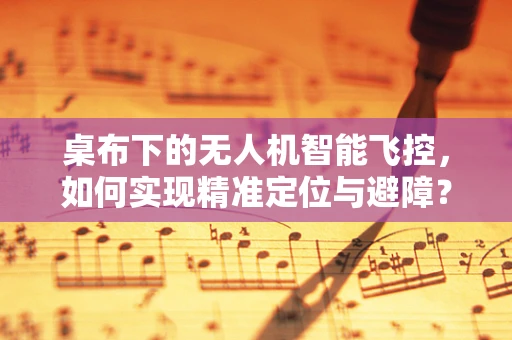 桌布下的无人机智能飞控，如何实现精准定位与避障？