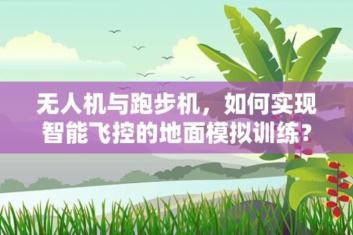 无人机与跑步机，如何实现智能飞控的地面模拟训练？