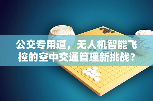 公交专用道，无人机智能飞控的空中交通管理新挑战？