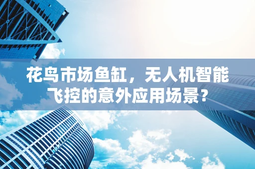 花鸟市场鱼缸，无人机智能飞控的意外应用场景？
