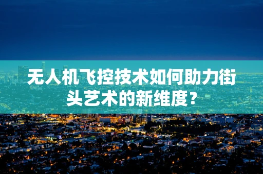 无人机飞控技术如何助力街头艺术的新维度？