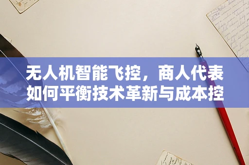 无人机智能飞控，商人代表如何平衡技术革新与成本控制？