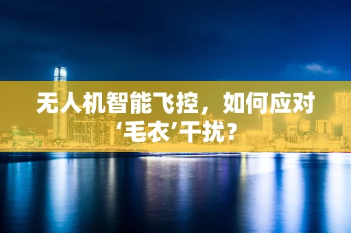无人机智能飞控，如何应对‘毛衣’干扰？