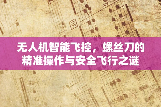 无人机智能飞控，螺丝刀的精准操作与安全飞行之谜