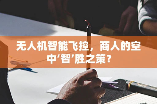 无人机智能飞控，商人的空中‘智’胜之策？