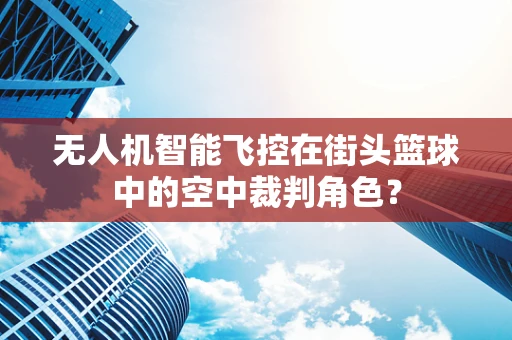 无人机智能飞控在街头篮球中的空中裁判角色？