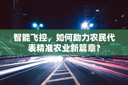 智能飞控，如何助力农民代表精准农业新篇章？