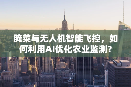 腌菜与无人机智能飞控，如何利用AI优化农业监测？