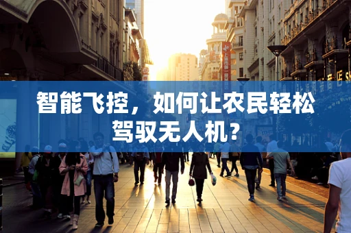 智能飞控，如何让农民轻松驾驭无人机？