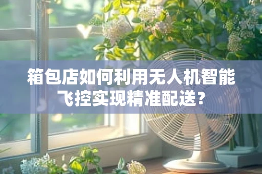 箱包店如何利用无人机智能飞控实现精准配送？