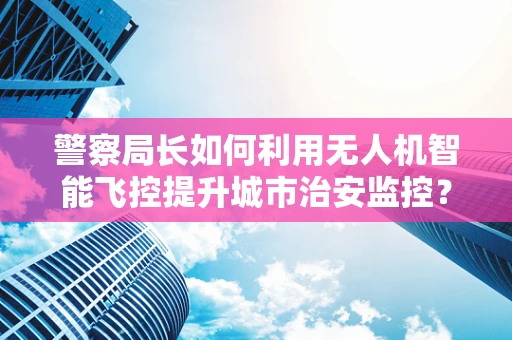 警察局长如何利用无人机智能飞控提升城市治安监控？