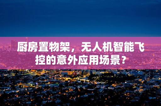 厨房置物架，无人机智能飞控的意外应用场景？