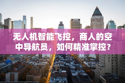 无人机智能飞控，商人的空中导航员，如何精准掌控？