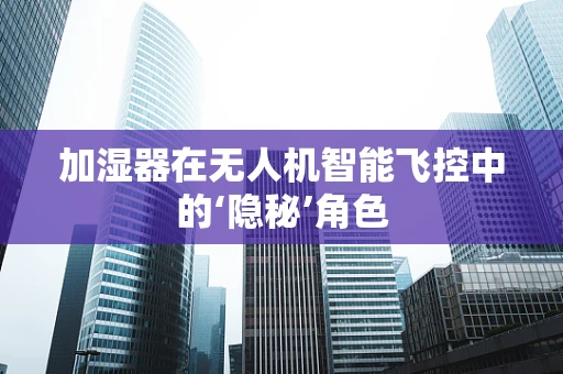 加湿器在无人机智能飞控中的‘隐秘’角色