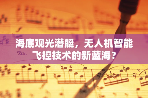 海底观光潜艇，无人机智能飞控技术的新蓝海？