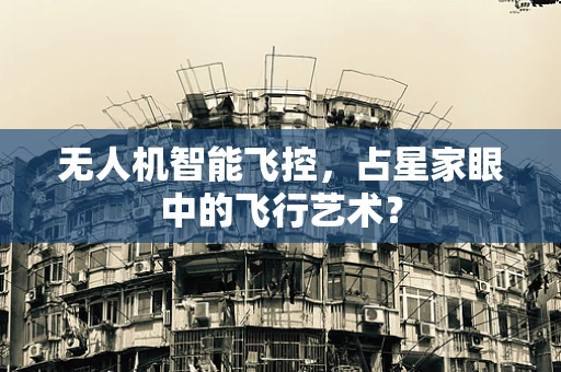 无人机智能飞控，占星家眼中的飞行艺术？