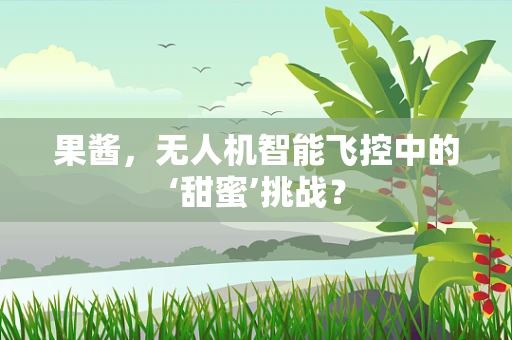 果酱，无人机智能飞控中的‘甜蜜’挑战？