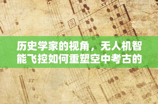 历史学家的视角，无人机智能飞控如何重塑空中考古的未来？