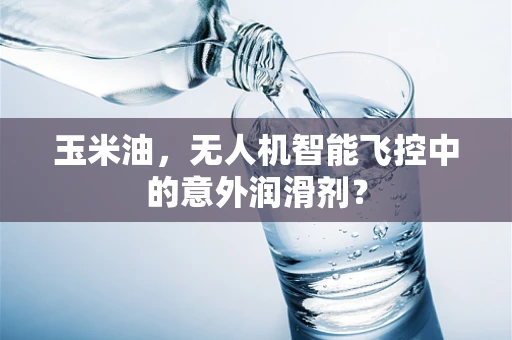 玉米油，无人机智能飞控中的意外润滑剂？