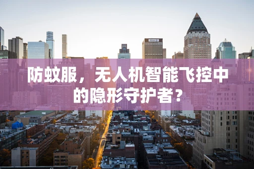 防蚊服，无人机智能飞控中的隐形守护者？
