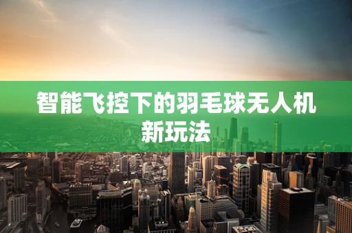 智能飞控下的羽毛球无人机新玩法