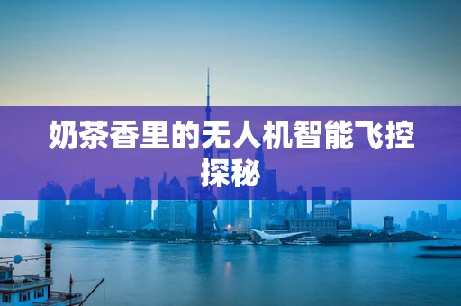 奶茶香里的无人机智能飞控探秘