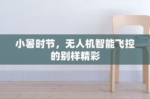 小暑时节，无人机智能飞控的别样精彩