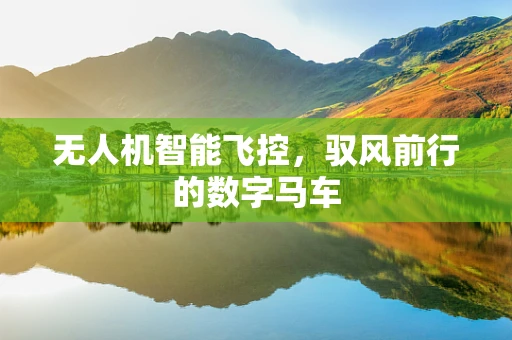 无人机智能飞控，驭风前行的数字马车