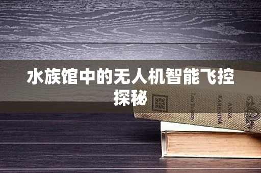 水族馆中的无人机智能飞控探秘