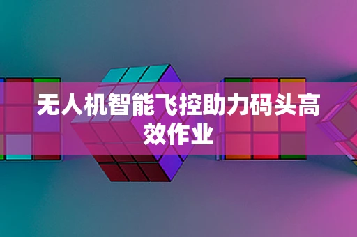 无人机智能飞控助力码头高效作业