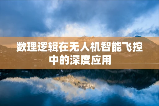 数理逻辑在无人机智能飞控中的深度应用